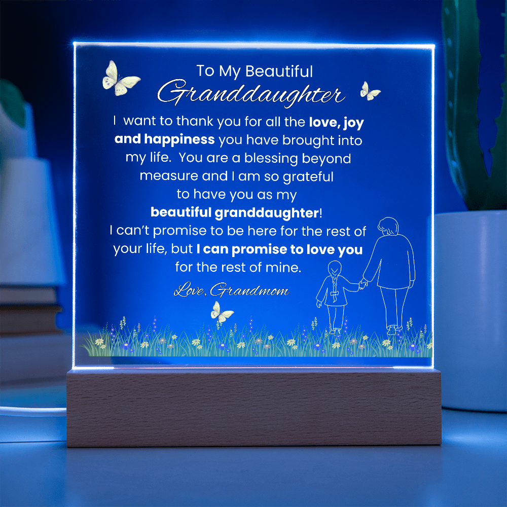 GRANDDAUGHTER ACRYLIC LED PLAQUE