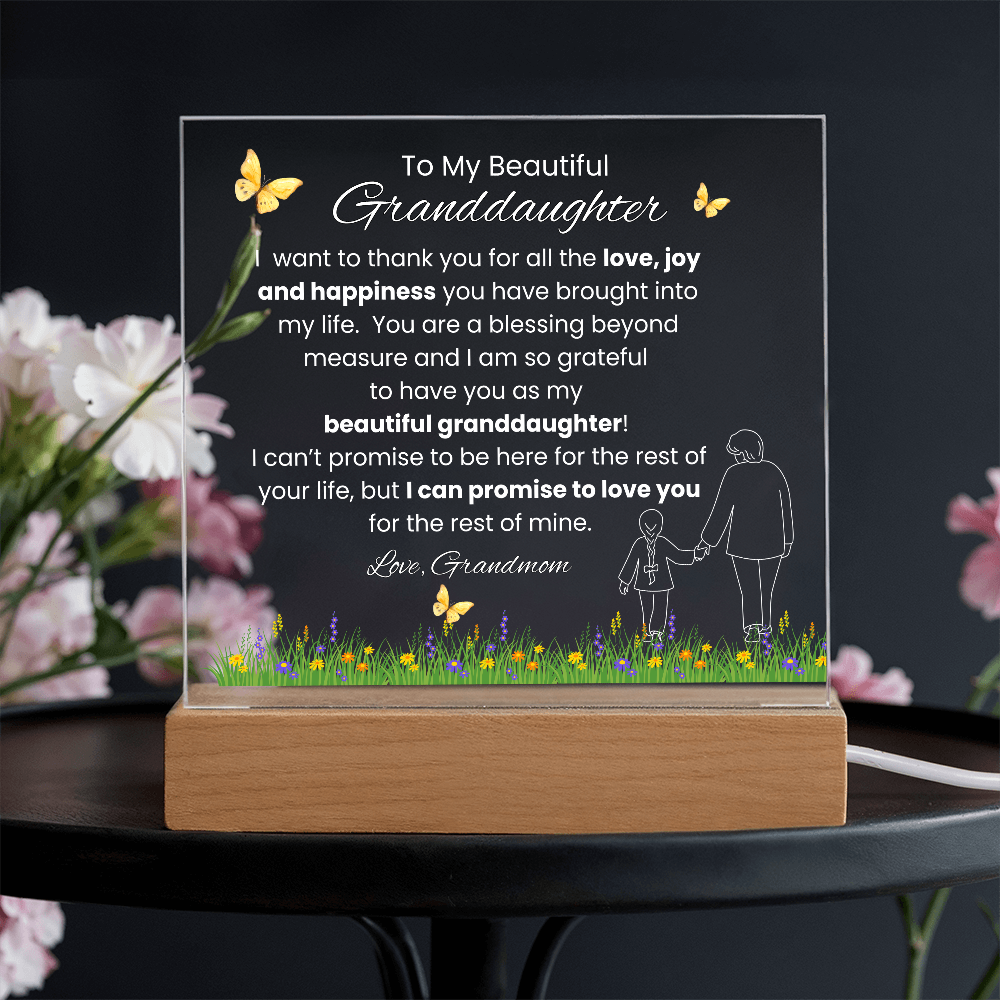 GRANDDAUGHTER ACRYLIC LED PLAQUE