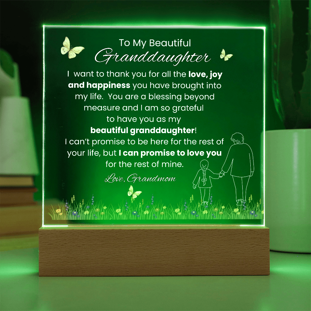 GRANDDAUGHTER ACRYLIC LED PLAQUE