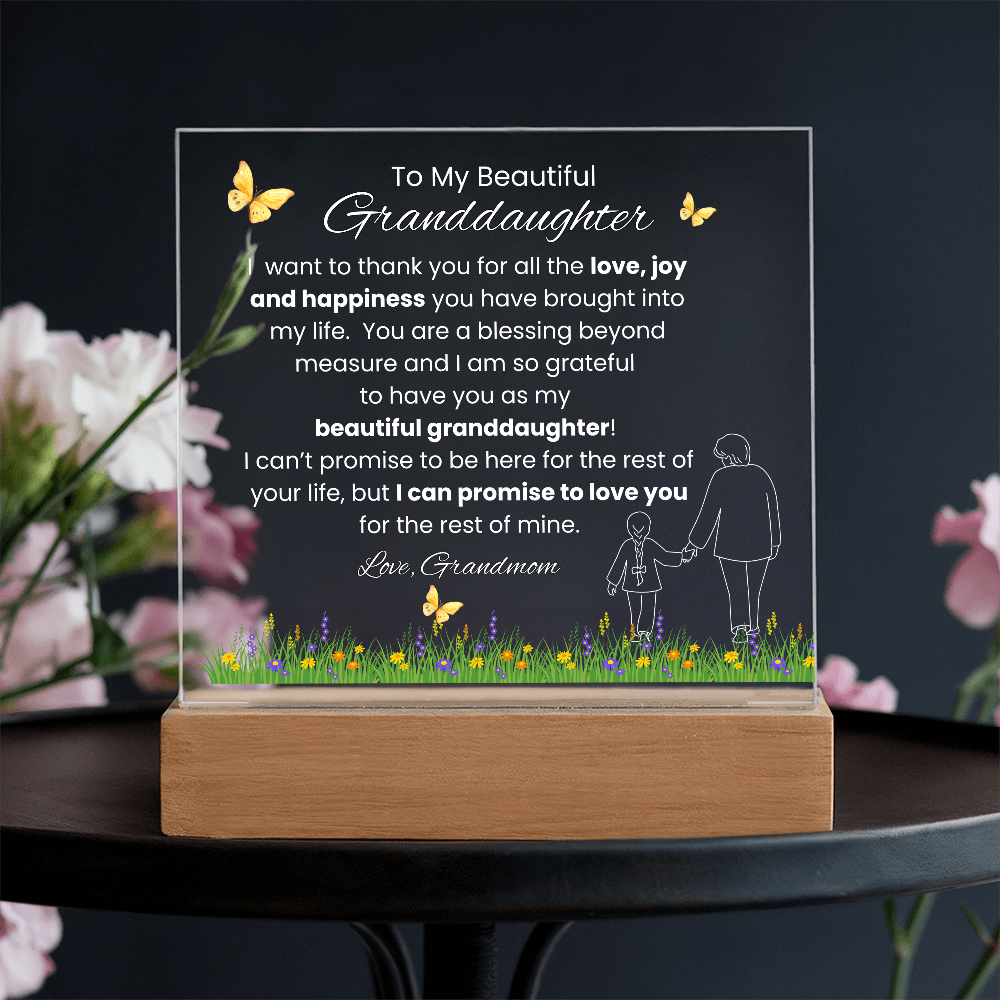 GRANDDAUGHTER ACRYLIC LED PLAQUE